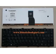 Dell Keyboard คีย์บอร์ด Studio 1450 1457 1458 / XPS 15 L401 L501 ภาษาไทย อังกฤษ  มี Back Light